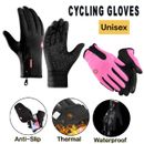 Cycling Gloves Mountain Bike Gloves Full Finger Fitness Winter Sport Warm Gloves