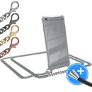FUNDA EAZY para Apple iPhone 6 / 6s con correa cadena móvil cubierta transparente
