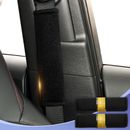 2X Car Seat Belt Shoulder Strap Pads Safety Cover Harness Black for man Kids