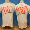 Camiseta de colección Garage Sale Can't Pass Up My Bargains puntada única talla L