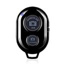 Xcelra Bluetooth Photo Clicker Remote Shutter Release 5cm Long Lasting Android iOS iPhone Remote Camera Control - Selfie Stick Button Smartphone Monopod Compatible Video Remote Phone Clicker - Black
