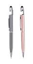 (PACK2) Mobile Stand for Xiaomi Mi 5c Ballpoint Function Stylus Pen with Mobile Stand Holder Writing Pen Screen Wipe Adjustable Universal Mobile Phone Flexible Clip Holder Pen - (SH.F, Mix)