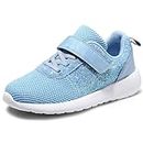 Harvest Land Kids Running Tennis Shoes Breathable Athletic Lightweight Non-Slip Walking Sport Sneakers for Girls and Boys, Blue, 10 Toddler