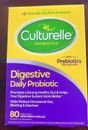 Culturelle Digestive Health Daily Probiotic 80 Vegetarian Capsules Exp 5/2025
