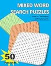 Mixed Word Search Puzzles: Easy to Challenging Difficulty Levels