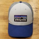 Patagonia Hat Cap Snapback Mesh Trucker Blue One Size Adjustable