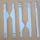 5pc - Shutter Clearview Joiner White (3 1/2" Long)