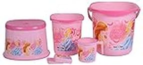 Nayasa 5 Piece Plastic Barbie Bucket Set