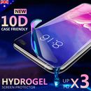 HYDROGEL Screen Protector Samsung Galaxy S10 S20 S9 S8 Plus Note 20 10 9 S7 Edge