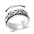 Shop LC Delivering Joy 925 Sterling Silver Celtic Fashion Spinner Band Ring for Women Size 5