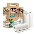 The Honest Home Company 2 Ply Kitchen Tissue Paper Roll - Pack Of 4 Rolls (60 Pulls Per Roll) (As seen on Shark Tank)