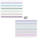 Light Color Sticky Index Tabs Small/Medium/Big Notes Sticker Set Office Supplies