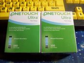 200 ONE TOUCH ULTRA TEST STRIPS,2 BOXES OF 100, EXP 10-31-2024,GOOD SEALED BOXES