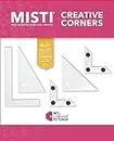 Creative Corners Positioning Pieces for Precision Stamping; 5-Piece Set Includes 2 L-Shaped Magnetic Pieces; from The Designers of The Misti Stamping Tools and The Cut-Align Rulers