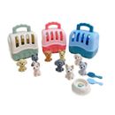Dog Carriers Grooming Toy Playset Kids Interaction Dog Raise Toy Party Supply