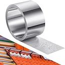 Zonon Aluminum Flashing Roll Roof Flashing Weatherproofing Metal Roofing Panels for Sealing Windows Doors Siding Roofing Stains Moss and Mildew Prevention(4" x 150', Aluminum)