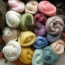 17 colours,  Merino Wool Tops Roving for Wet and Needle Felting, 5 g