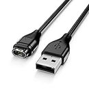 Charger Charging Cable for Garmin Fenix 7 6 5 S X,Forerunner 945 45 45S 245 Music,Vivoactive 3 4 4S,Instinct 1 2 2S Tide Tactical,Approach S10 S40 S60 X10,Vivomove,Venu Sq 2 2S(3.3 ft)