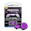 KontrolFreek FPS Freek Frenzy for Playstation 5 (PS5) and Playstation 4 (PS4) Controller | Performance Thumbsticks | 1 High-Rise, 1 Mid-Rise | Purple/Black