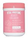 Vital Proteins Beauty Collagen Saveur Fraise Citron Poudre - Collagène et Acide Hyaluronique - Boîte de 271g