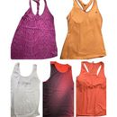 Under Armour Tops | 5 Womens Athletic Wear Sports Bras Tank Tops Workout Clothes Activewear Lot M | Color: Orange/Pink | Size: M