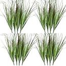 VANTREE 16PCS Artificial Plants,Artificial Shrubs Wheat Grass Greenery,Artificial Greenery Stems Fake Outdoor Plants for Home Decor,Fake Tall Grass Artificial Grass Plant for Outdoor Indoor Decor