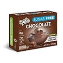 Simply Delish Sugar-Free Pudding Mix and Pie Filling - Chocolate Flavor - 48 gr - Vegan, Gluten Free, Non-GMO, Lactose Free, Halal - Keto Friendly Pudding - Made With Natural Ingredients