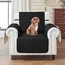 RBSC Home Chair Sofa Slipovers Waterproof Sofa Cover Couch Cover Furniture Protector Cover with Elastic Straps for Pets Kids Children Dog Cat