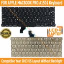 EMC 2835 2875 MacBook Pro 13′′ A1502 tastiera statunitense anno 2013 2014 2015 senza retroilluminazione