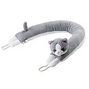 Door Draft Excluder,YOOGO 93cm Heavy Door Draught Excluder Cushion,Cute Cat Weighted Draft Draught Excluder for Bottom of Door Draft Stopper