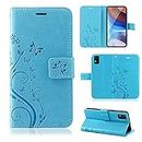 betterfon Case for ZTE A31, Mobile Phone Case Blade A31, Flip Case Protective Mobile Phone Case with [Card Slot, Quality TPU] Compatible with ZTE Blade A31 Blue