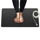 Grounding Mat,Universal Grounding Pad with 15ft Straight Cord for Grounded Foot Pad,Computer Keyboard Mat,Fits for Better Working and Sleep (11.8*23IN)