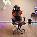 Green Soul® | Xtreme | Multifunctional Ergonomic Gaming & Office Chair | Premium PU Leather Upholstery | 4D Armrests | Adjustable Neck, Lumbar Pillow | 180° Back Recline (Black & Orange)