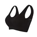 pnroktd Bra Today Deals Prime Bras for Women 2024 Seamless Sports Bras Womens Cool Liftup Air Bra Removable Pads Oversized Wirefree Mesh Breathable
