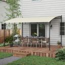 Outsunny 10' x 13' Pergola UV-Resistant Outdoor Canopy Shelter, Cream