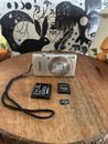 Canon PowerShot ELPH 180 20.0MP Silver Digital Camera w/ Battery. Tested, MINT