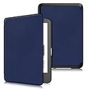 ProElite Slim Smart Flip case Cover for Amazon Kindle 6" 300 ppi 11th Generation 2022, Dark Blue