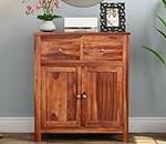Volwud Wooden Chests of Drawers Bedroom || Kitchen Cabinet Storage || Sideboard Cabinets,Crockery Cabinet, Home Kitchen Furniture,Multipurpose Cabinet (Honey Finish)