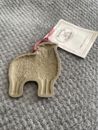 VTG 1983 Brown Bag Cookie Art Cookie Mold Sheep Early Design Stoneware