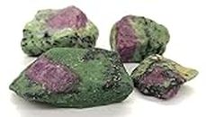 Natural Rought Raw Crystal Stones for Meditation, Healing, Feng Shui, Chakra Healing, Decor and Manifesting Abundance - 100 Grams (Natural Serpentine)