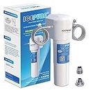 ICEPURE Under Sink Drinking Water Filter System, 3 Years or 22K Ultra High Capacity NSF/ANSI 42 Certified, Direct Connect Under Counter, 0.5 Micron Removes 99.99% Chlorine Odor USA Tech
