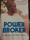 POWER BROKER: Eine Biographie von Sir Kashim Ibrahim (von Akinjide Osuntokun) SELTEN