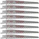 6-Inch Wood Cutting & Pruning Reciprocating/Sawzall Saw Blades (6 TPI) - 8 Pack