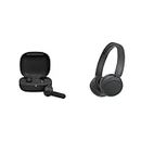JBL Wave 300 TWS True Wireless In-Ear Bluetooth Headphones in Charging Case & Sony WH-CH520 | Cuffie Wireless, Connessione Multipoint, con Microfono