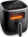 Philips Airfryer 3000 Series XL, 5.6 L, See-through window, 14-in-1 Cooking Functions, 90%* Less fat with RapidAir Technology, HomeID app, Easy to Clean (HD9257/88)