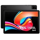 TCL 10L Generación 2 WiFi, Tablet de 10.1" HD, Quad-Core, 3GB de RAM, Memoria de 32GB Ampliable a 128GB por MicroSD, 6000 mAh de Batería, Incluye Funda Transparente, Android 13, Gris