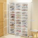 12 Tiers Shoe Rack Box Organizer Stackable Cabinet Storage for 72 Pairs Shoes