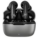 Monster N-Lite Clear Talk Wireless Earbuds Bluetooth 5.3 Headphones with CVC 8.0 Noise Reduction, IPX8 Waterproof in-Ear Stereo Earphones 60H Playtime, Bluetooth Earbuds Silver Gray