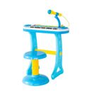 Lennox Children's Electronic Keyboard with Stand Musical Instrument Toy - Blue