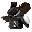 BOLDIFY Hairline Powder Instantly Conceals Hair Loss, Root Touch Up Hair Powder, Hair Toppers for Women & Men, Hair Fibers for Thinning Hair, Root Cover Up, Stain-Proof 48 Hour Formula (Dark Brown)